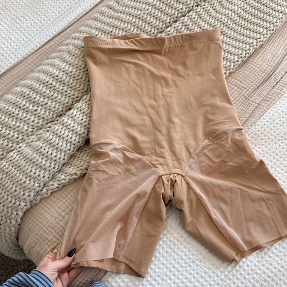 High-Waisted Shapewear in Tan